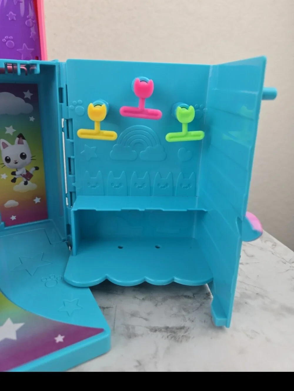 Gabby’s Dollhouse, Rainbow Closet Portable Playset(ONLY CASE)